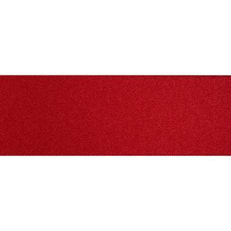1.5" Wine Double Face French Satin Ribbon