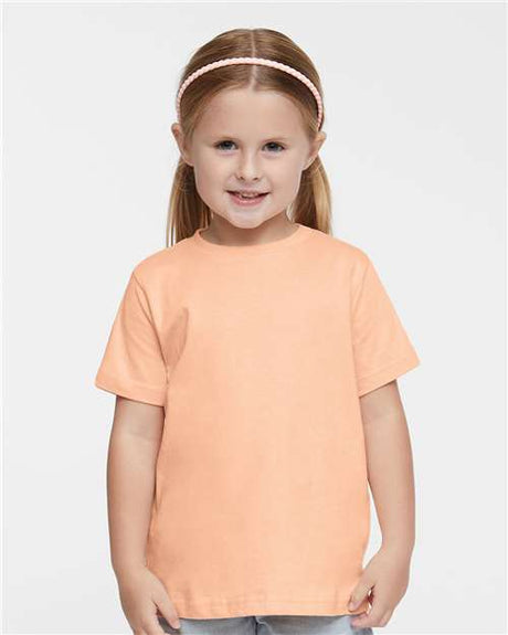 Rabbit Skins® Toddler Fine Jersey Crewneck Short Sleeve Tee - 3321