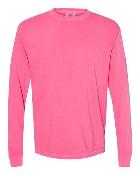 Comfort Colors® Garment-Dyed Heavyweight Crewneck Long Sleeve T-Shirt