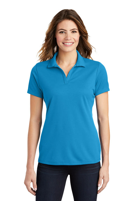 Sport-Tek® Women's Posi Charge Racer Collared Short Sleeve Mesh Polo
