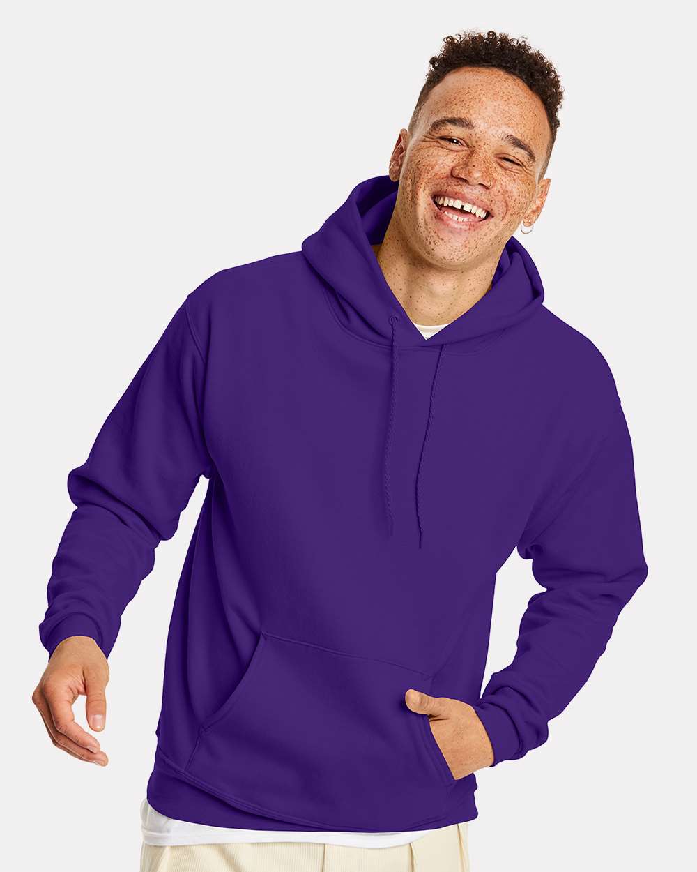 Hanes® Ecosmart Long Sleeve Hooded Sweatshirt