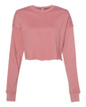 BELLA + CANVAS® Women's Crop Crew Fleece Lightweight Sweatshirt for Everyday Outfit