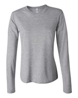 BELLA + CANVAS® Women’s Jersey Crewneck Long Sleeve Tee