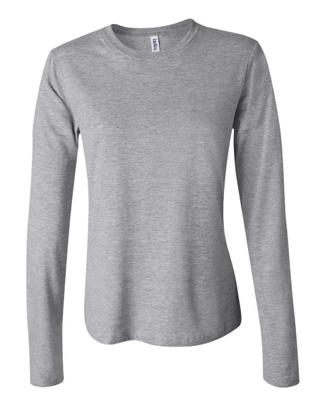 BELLA + CANVAS® Women’s Jersey Crewneck Long Sleeve Tee