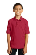 Polo de Punto Jersey Core Blend para Jóvenes de Port & Company®