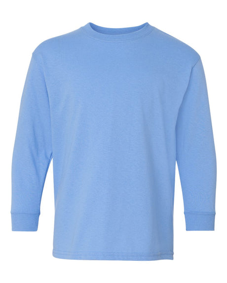 Gildan® Heavy Cotton Youth Crew-Neck Long Sleeve T-Shirt