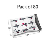 Glossy Design Poly Mailer Envelopes 10" x 13" Multi design, Weight 0.25 to 1 Ib