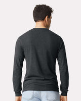 Gildan® Softstyle CVC Crewneck Long Sleeve T-Shirt