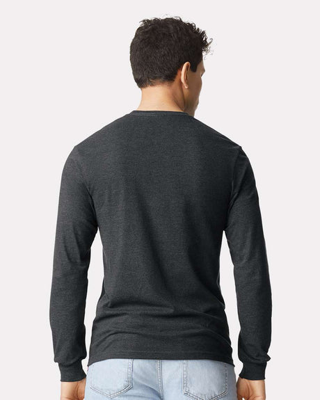 Gildan Softstyle CVC Crewneck Long Sleeve T-Shirt