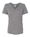 BELLA + CANVAS® Women's Relaxed Triblend Short Sleeve V-Neck T-Shirt