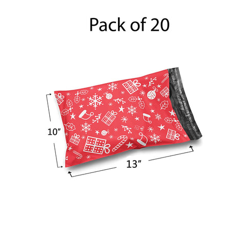 Design Poly Mailer Envelopes - 10 x 13 Glossy (Multi Pack & Design)