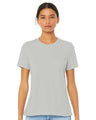 BELLA + CANVAS® Women's Relaxed Fit Heather CVC Crewneck Tee