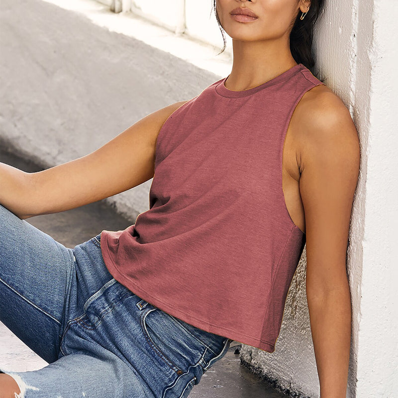 BELLA + CANVAS® Racerback Crop Top - 6682