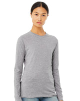BELLA + CANVAS® Women’s Jersey Crewneck Long Sleeve Tee