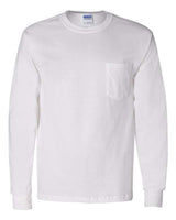 Gildan® Ultra Cotton Long Sleeve Crewneck Pocket T-Shirt - 2410
