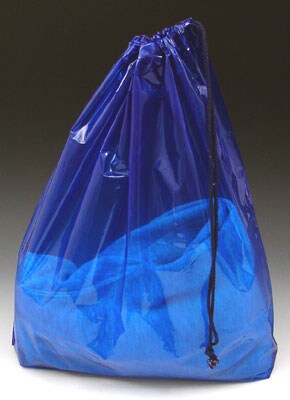Poly Bag with Single Drawstring 16" x 18" | Crystal-Clear Clarity