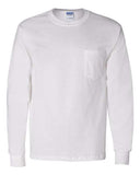 Gildan Ultra Cotton Pocket Long Sleeve Tee 2410