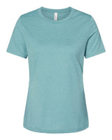 BELLA + CANVAS® Women's Relaxed Fit Heather CVC Crewneck Tee