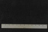 1 Yard Basic Black Boucle Textured Stripe Knit Fabric for Apparel and Dancewear 59 Inches Width
