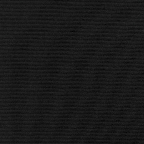 1 Yard Classic Black Rib Cloque Stretch Double Knit Fabric for Apparel and Dancewear 58 Inches Width