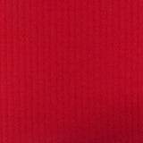 1 Yard Scarlet Red Cloque Stripe Stretch Double Knit Fabric for Coats and Apparel 50 Inches Width