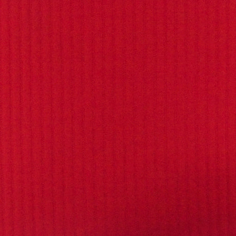 1 Yard Scarlet Red Cloque Stripe Stretch Double Knit Fabric for Coats and Apparel 50 Inches Width