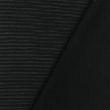 1 Yard Classic Black 3D Stripe Stretch Semi Sheer Knit Fabric 51 Inches