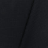 1 Yard Black Deep Blue Cross Hatch Tropical Acrylic Wool Woven Shirting Fabric Apparel 62 Inches Width