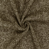 1 Yard Coffee Brown Ivory Texture Boucle Acrylic Wool Double Woven Fabric Apparel 59 Inches Width