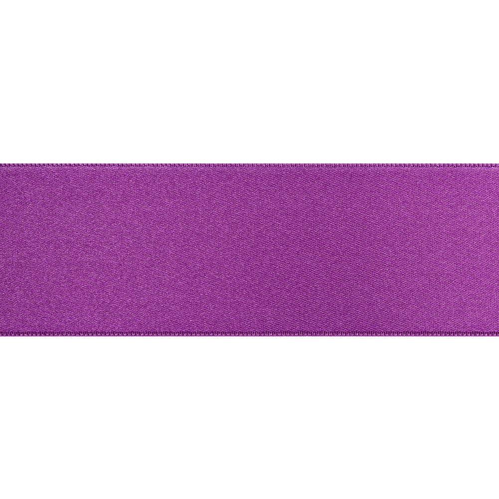 Grape Double Face French Satin Ribbon