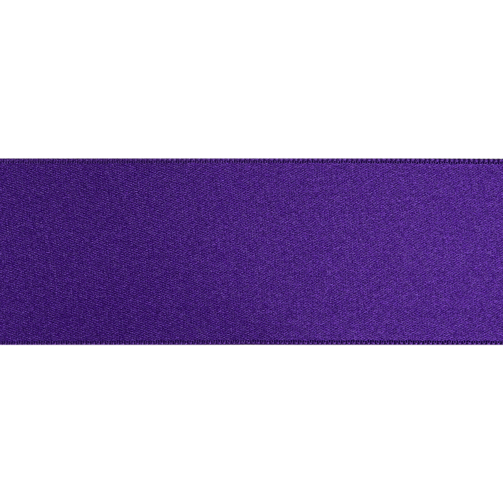 1.5" Purple Double Face French Satin Ribbon