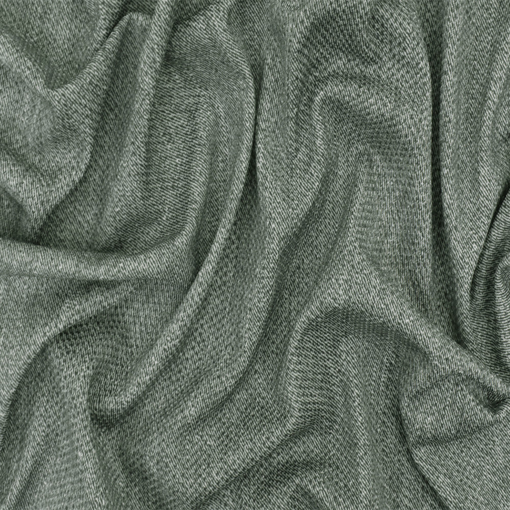 1 Yard Mountain Gray White Texture Printed Stretch Athletic Mesh Knit Fabric 63 Inches