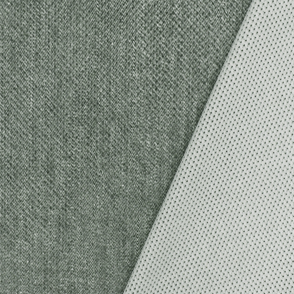 1 Yard Mountain Gray White Texture Printed Stretch Athletic Mesh Knit Fabric 63 Inches