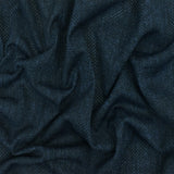 1 Yard Vintage Navy Blue Texture Printed Stretch Poly Athletic Mesh Knit Fabric 64 Inches