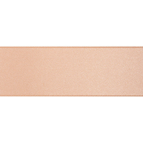 1.5" Light Peach Double Face French Satin Ribbon