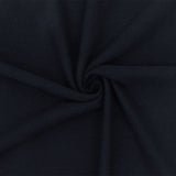 1 Yard Cool Black Solid Wool Pique Knit Fabric for Apparel Dresses Shirts Activewear 67 Inches