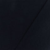 1 Yard Cool Black Solid Wool Pique Knit Fabric for Apparel Dresses Shirts Activewear 67 Inches