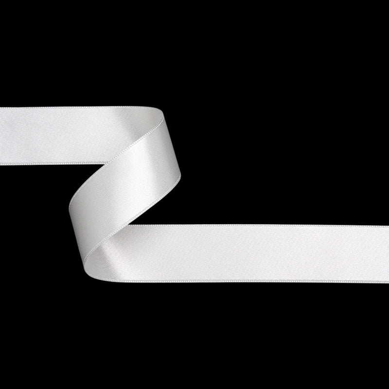 Off-White Double Face French Satin Ribbon - 1"