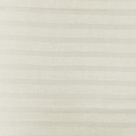 1 Yard Pure Ivory Ivory Stripe Stretch Cotton 2X2 Rib Knit Fabric for Dresses Tops Activewear 57 Inches Width