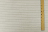 1 Yard Pure Ivory Ivory Stripe Stretch Cotton 2X2 Rib Knit Fabric for Dresses Tops Activewear 57 Inches Width