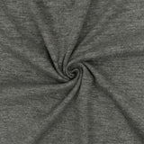 1 Yard Heather Dark Gray 2x2 Stretch Rib Knit Fabric for Apparel Dresses Blouses Activewear 52 Inches Width