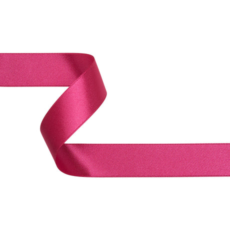 7/8" Hot Pink Double Face French Satin Ribbon