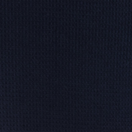 1 Yard Black Blue 3D Check Stretch Cotton Double Knit Fabric for Activewear Dresses Blouses 59 Inches Width
