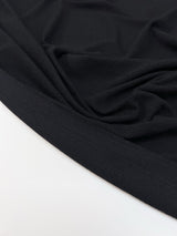 Viscose Knit Fabric Black Stretch