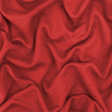 1 Yard Winter Red Solid Stretch Brushed French Terry Sweatshirt Fleece Fabric 64 Inches Width