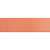 Peach Double Face French Satin Ribbon - 1"