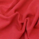 1 Yard Coral Dusty Red Solid Stretch Double Knit Fabric for Apparel Jackets Activewear Crafts 63 Inches Width