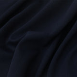 1 Yard Midnight Blue-Black Texture Stretch Bonded Double Knit Fabric 52 Inches Wide