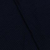 1 Yard Abyss Blue 3D Net-Like Stretch Cotton Double Knit Fabric 59 Inches Wide