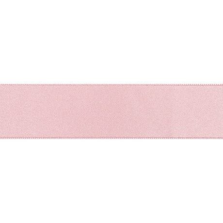 Pink Double Face French Satin Ribbon - 1"